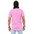 Camiseta Masculina Kings Sneakers Long Line Camisa Rosa - Imagem 2