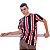 Camiseta Tradicional Slim Masculina Listrada - Imagem 1