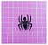 Recortes em Feltro - Emblema Super Heróis - Homem Aranha 4 un - Imagem 1