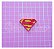 Recortes em Feltro - Emblema Super Heróis - Super Homem 4 un - Imagem 1