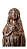 Nossa Senhora Aparecida Facsimile - 38 cm - Escurecida - Imagem 4