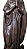 Nossa Senhora Aparecida Facsimile - 38 cm - Escurecida - Imagem 3