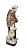 São Francisco com Lobo - 17,5 cm - Tons de Marrom - Imagem 3