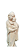 Nossa Senhora Tradicional - 12 cm - Natural. - Imagem 4