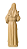 Santa Rita de Cássia 16,5 cm Natural. - Imagem 4
