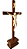 Crucifixo 40 cm Pedestal. - Imagem 2
