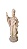 São João Paulo II - 16,2 cm Natural. - Imagem 2