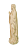 Nossa Senhora de Lourdes 19 cm Natural. - Imagem 3