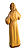 Sagrado Coração de Jesus - 15 cm tons de marrom - Imagem 4