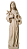 Santa Rita de Cassia - 21,5 cm - Natural. - Imagem 1