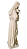 Santa Rita de Cassia - 21,5 cm - Natural. - Imagem 4