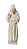Padre Pio - 14,25 cm - Natural - Imagem 1