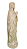 Nossa Senhora de Lourdes - 19 cm - Encerado. - Imagem 3
