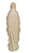 Nossa Senhora de Lourdes - 19 cm - Encerado. - Imagem 4