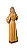 Sagrado Coração de Jesus - 20 cm Tons de Marrom. - Imagem 4