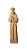São Francisco Com Pombas - 19 cm - Natural. - Imagem 1