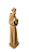 São Francisco Com Pombas - 19 cm - Natural. - Imagem 2