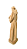 São Francisco Com Pombas - 19 cm - Natural. - Imagem 3