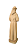 São Francisco Com Pombas - 19 cm - Natural. - Imagem 4