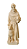 São Francisco com Lobo - 17,5 cm - Natural. - Imagem 1