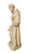 São Francisco com Lobo - 17,5 cm - Natural. - Imagem 3