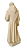 São Francisco com Lobo - 17,5 cm - Natural. - Imagem 4