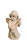 Anjo com Bandolim - 10 cm - Natural. - Imagem 1