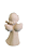 Anjo com Bandolim - 10 cm - Natural. - Imagem 4