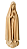 Nossa Senhora de Fátima - 30 cm - Natural. - Imagem 1