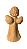 Anjo com Corneta - 22 cm - Natural. - Imagem 4
