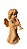 Anjo com Corneta - 22 cm - Natural. - Imagem 2