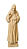 Padre Pio - 19 cm - Natural. - Imagem 1