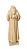 Padre Pio - 19 cm - Natural. - Imagem 4