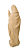 Santa Luzia 15 cm Natural. - Imagem 4