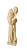 Padre Pio - 14,25 cm - Natural - Imagem 2