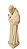 Padre Pio - 14,25 cm - Natural - Imagem 3