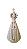 Nossa Senhora Aparecida Estilizada - 15 cm - Natural. - Imagem 1