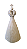 Nossa Senhora Aparecida Estilizada - 15 cm - Natural. - Imagem 4
