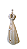 Nossa Senhora Aparecida Estilizada - 15 cm - Natural. - Imagem 3