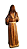 Santa Rita de Cassia - 16,5 cm - Tons de Marrom. - Imagem 4