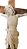 Crucifixo - 35 cm - Natural. - Imagem 2