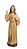 Sagrado  Coração de Jesus 15 cm Tons de Marrom - Imagem 1
