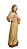 Sagrado  Coração de Jesus 15 cm Tons de Marrom - Imagem 2