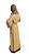 Sagrado  Coração de Jesus 15 cm Tons de Marrom - Imagem 5
