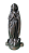 Nossa Senhora Aparecida Facsimile - 14 cm - Escurecida - Imagem 1