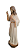 Sagrado Coração de Jesus - 15 cm - Colorido. - Imagem 3