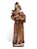 Santa Rita de Cassia - 16,5 cm - Tons de Marrom. - Imagem 3