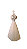 Nossa Senhora Aparecida Estilizada 15 cm Natural. - Imagem 4