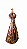 Nossa Senhora Aparecida Estilizada - 15 cm - Tons de Marrom - Imagem 2