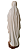 Nossa Senhora de Lourdes 19 cm Colorida. - Imagem 5